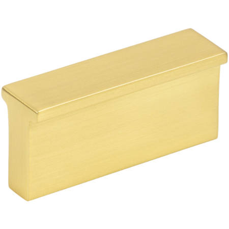 Elements Brewer 1-1/4 Inch Center to Center Rectangular Cabinet Pull Brushed Gold