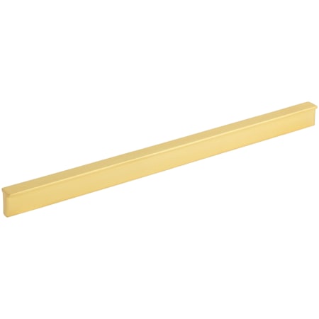 Elements Brewer 10-1/16 Inch Center to Center Rectangular Cabinet Pull Brushed Gold