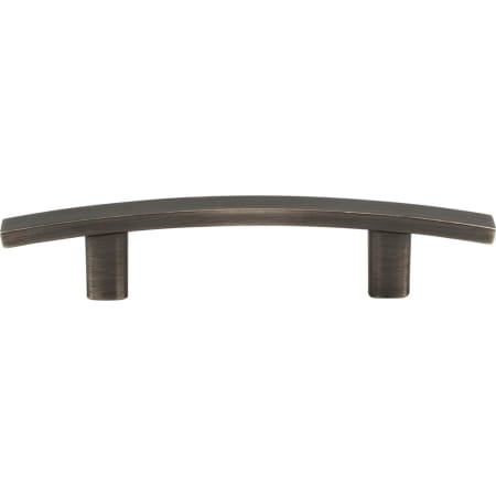 Elements Thatcher 3" Center to Center Curved Bar Cabinet Handle / Drawer Pull with Mounting Hardware Brushed Pewter