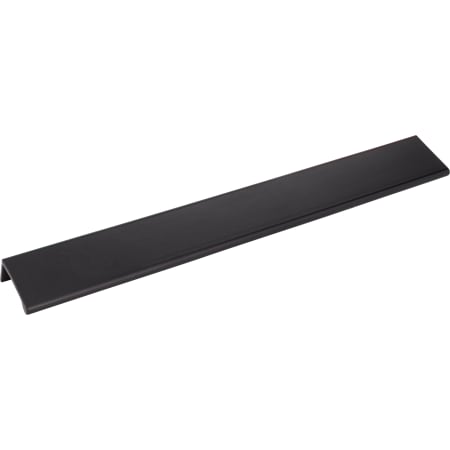 Elements Edgefield 3-9/16" Center to Center 12" Long Finger Tab Edge Lip Cabinet / Drawer Pull Matte Black
