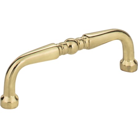 Elements Madison 3" Center to Center Traditional Knuckled Cabinet Handle / Drawer Pull Polished Brass