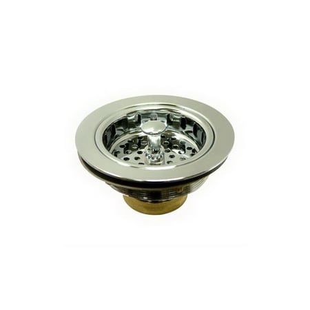 Elements Of Design Cast Brass Heavy Duty Basket Strainer Chrome