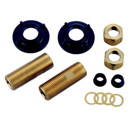 Elements Of Design Brass Adapter with 1/2" -14 NPT and 3/4" IPS Connections from the Hot Springs Collection Chrome