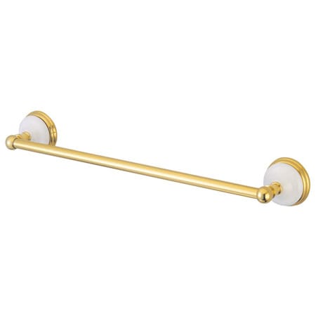Elements Of Design 18" Towel Bar from the Hot Springs Collection Polished Brass (PVD)