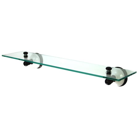 Elements Of Design 21-5/8" Wall Mounted Glass Shelf from the Hot Springs Collection Oil Rubbed Bronze