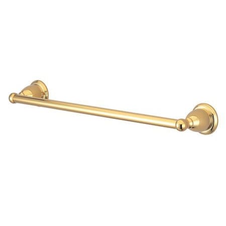 Elements Of Design 18" Towel Bar from the New Orleans Collection Polished Brass (PVD)