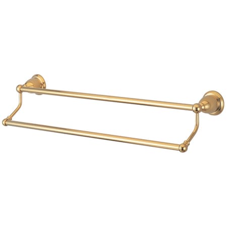Elements Of Design 24" Double Towel Bar from the New Orleans Collection Polished Brass (PVD)