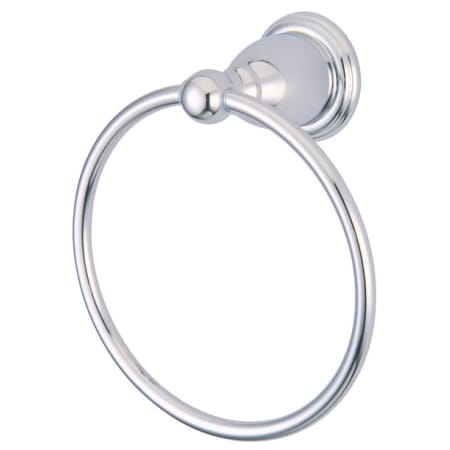 Elements Of Design 6" Towel Ring from the New Orleans Collection Chrome