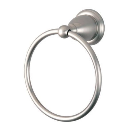 Elements Of Design 6" Towel Ring from the New Orleans Collection Satin Nickel