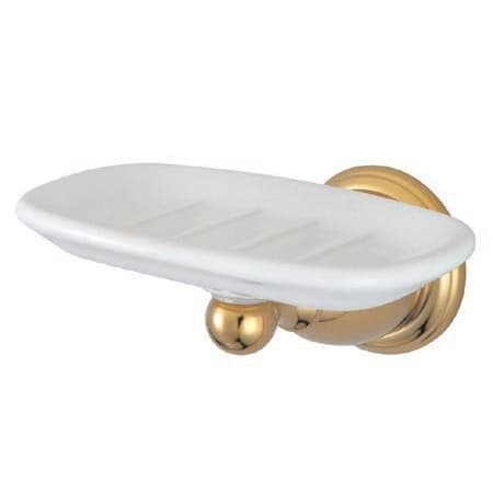 Elements Of Design Wall Mounted Soap Dish from the New Orleans Collection Polished Brass (PVD)