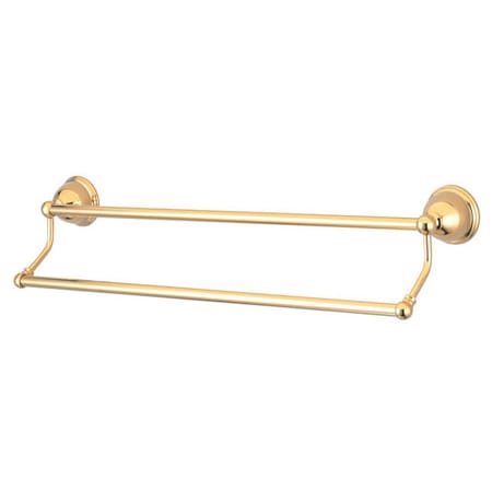 Elements Of Design 24" Double Towel Bar from the Chicago Collection Polished Brass (PVD)