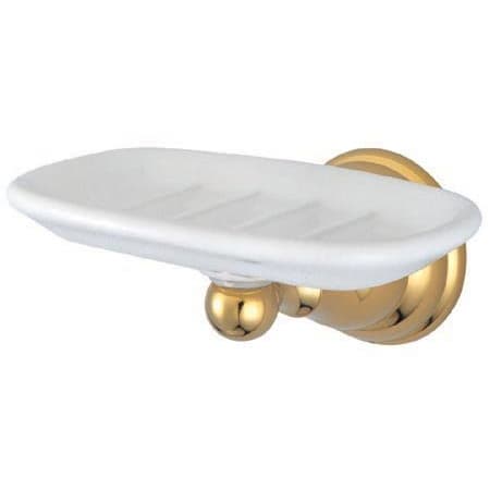 Elements Of Design Wall Mounted Soap Dish from the Atlanta Collection Polished Brass (PVD)