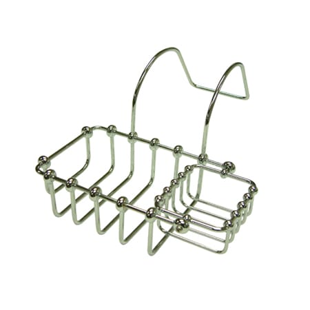 Elements Of Design Soap Basket with Swivel Sponge Holder from the Vintage Collection Chrome