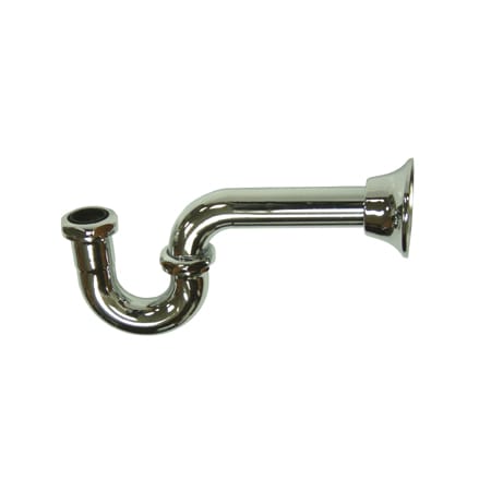 Elements Of Design Brass P-Trap Drain with 1-1/4" Pipe and 13-1/16" Extension from the Vintage Collection Chrome