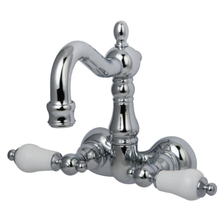 Elements Of Design 3-3/8" Center, 3/4"-14NPS Vintage Tub Faucet Chrome