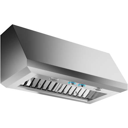 Elica Calabria Series 1,200 CFM 48 Inch Wide Under Cabinet Range Hood Stainless Steel