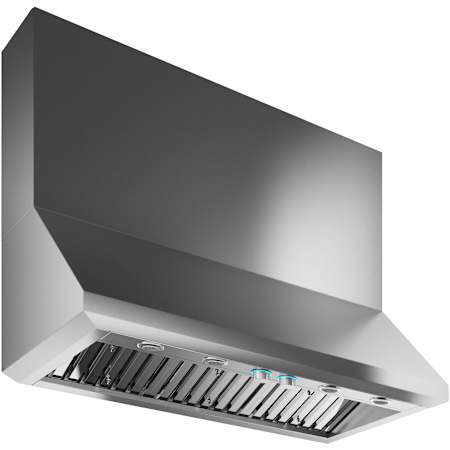 Elica Capri Series 1,200 CFM 48 Inch Wide Outdoor Wall Mounted Range Hood Stainless Steel