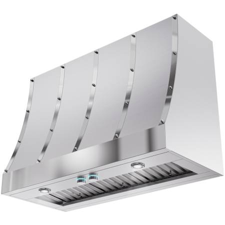 Elica Catania Series 600 CFM 48 Inch Wide Wall Mounted Range Hood Stainless Steel