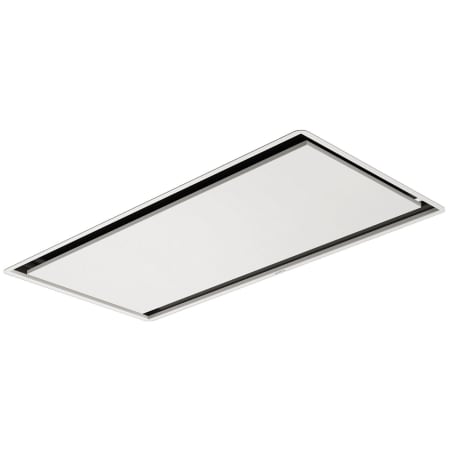 Elica Illusion 600 CFM 40 Inch Wide Panel Ready Ceiling Range Hood with LED Lights and Remote Control White