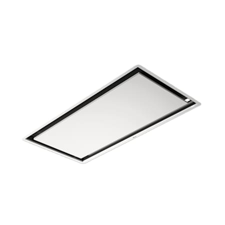 Elica Illusion Series 600 CFM 40 Inch Wide Island Range Hood Stainless Steel / White