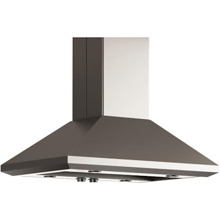 Elica Leone Island Series 1,200 CFM 42 Inch Wide Island Range Hood Stainless Steel