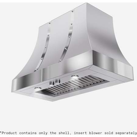 Elica Oristano Series 600 CFM 36 Inch Wide Wall Mounted Range Hood Stainless Steel