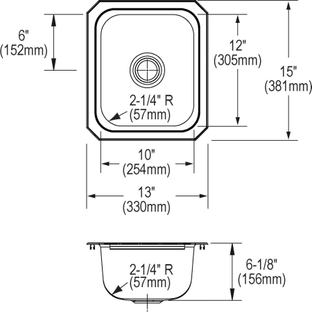 Elkay-BCFR1315-Specification Image