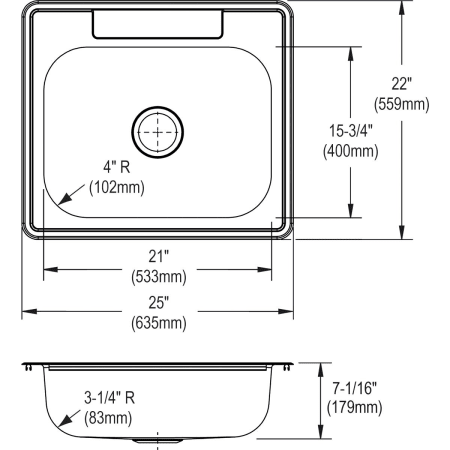 Elkay-DD12522-Specification Image