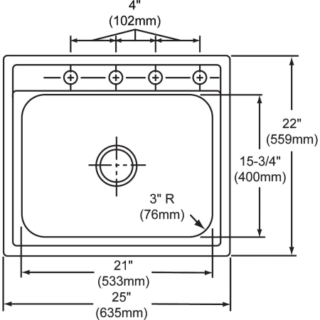 Elkay-DPC12522-Specification Image