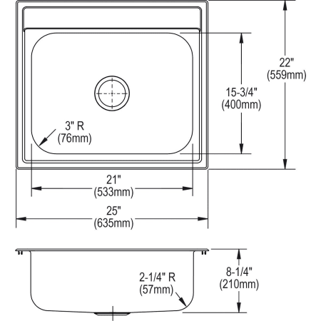 Elkay-DPC12522-Specification Image