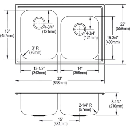 Elkay-DPC2250R-Specification Image