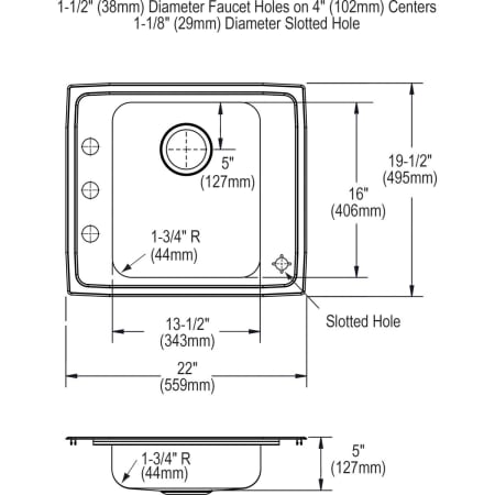 Elkay-DRKADQ222050C-Specification Image