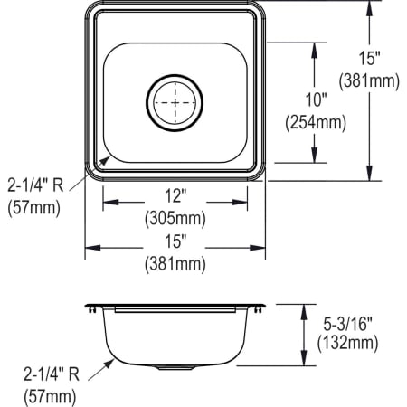 Elkay-DW1011516-Specification Image