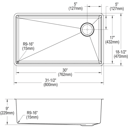 Elkay-ECTRU30179R-Specification Image