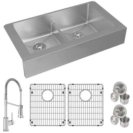 Finish: Stainless Steel Sink / Chrome Faucet