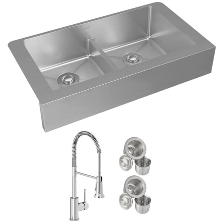 Finish: Stainless Steel Sink / Chrome Faucet