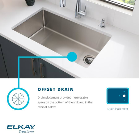 Elkay-ECTSR33229BG-Offset Drain