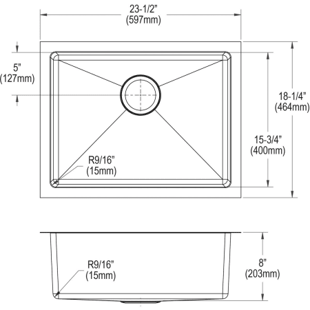 Elkay-EFRU2115-Specification Image