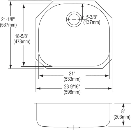 Elkay-EGUH2118-Specification Image