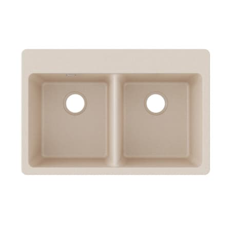 Elkay Quartz Classic 33" Drop In Double Basin Quartz Composite Kitchen Sink Bisque