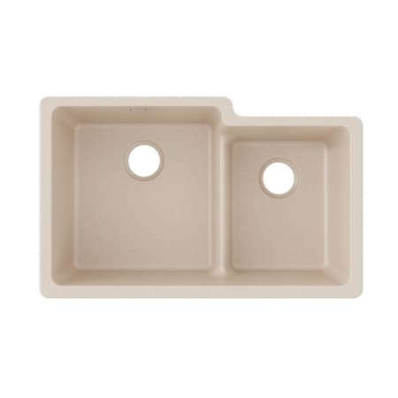 Elkay Quartz Classic 33" Undermount Double Basin Quartz Composite Kitchen Sink Bisque