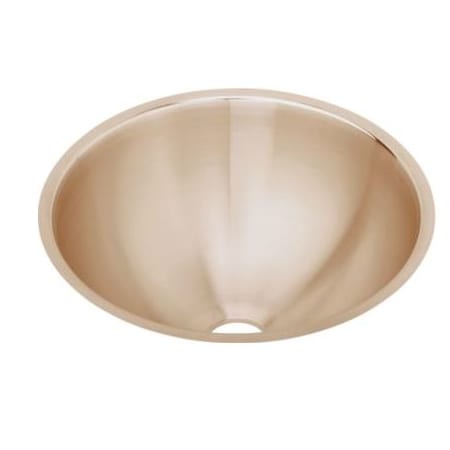 Elkay Asana 14-3/8" Circular Stainless Undermount Bathroom Sink Copper