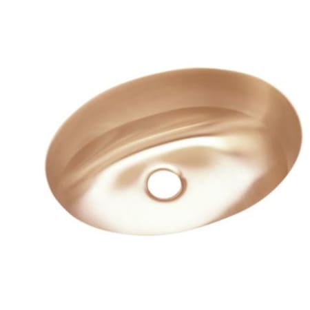 Elkay Asana 18" Oval Stainless Undermount Bathroom Sink with Overflow Copper