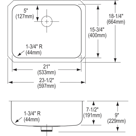 Elkay-ELUH2115PDK-Elkay-ELUH2115PDK-Line Drawing