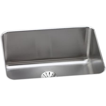 Elkay Lustertone 25-1/2" Undermount Single Basin Stainless Steel Kitchen Sink with Basket Strainer Stainless Steel