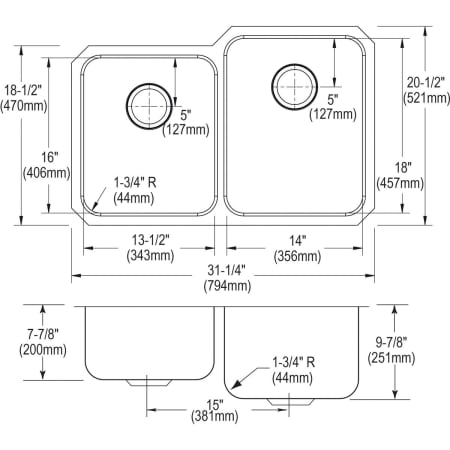 Elkay-ELUH3120EK-Specification Image