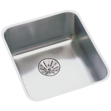 Elkay Lustertone 16-1/2" Undermount Single Basin Stainless Steel Kitchen Sink with Basket Strainer Stainless Steel