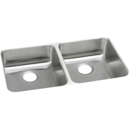Elkay Lustertone Stainless Steel 35-3/4" x 18-1/2'' Undermount Double Basin Kitchen Sink 4-3/8" Depth Stainless Steel
