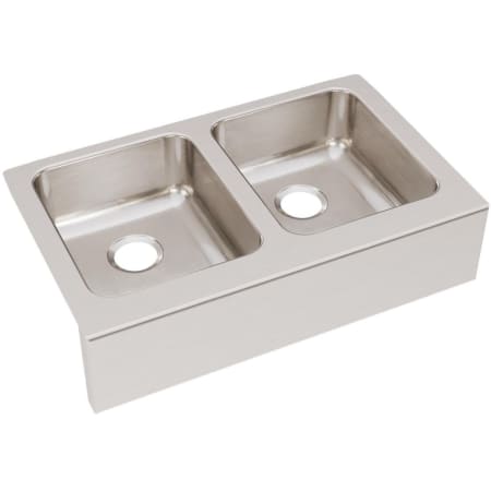 Elkay Lustertone 33" Farmhouse Double Basin Stainless Steel Kitchen Sink Stainless Steel