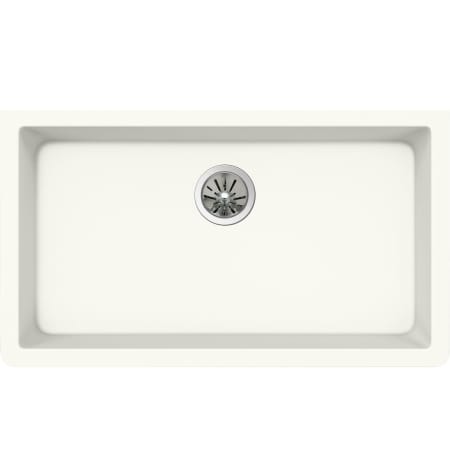 Elkay Quartz Luxe 33" Undermount Single Basin Quartz Composite Kitchen Sink Ricotta